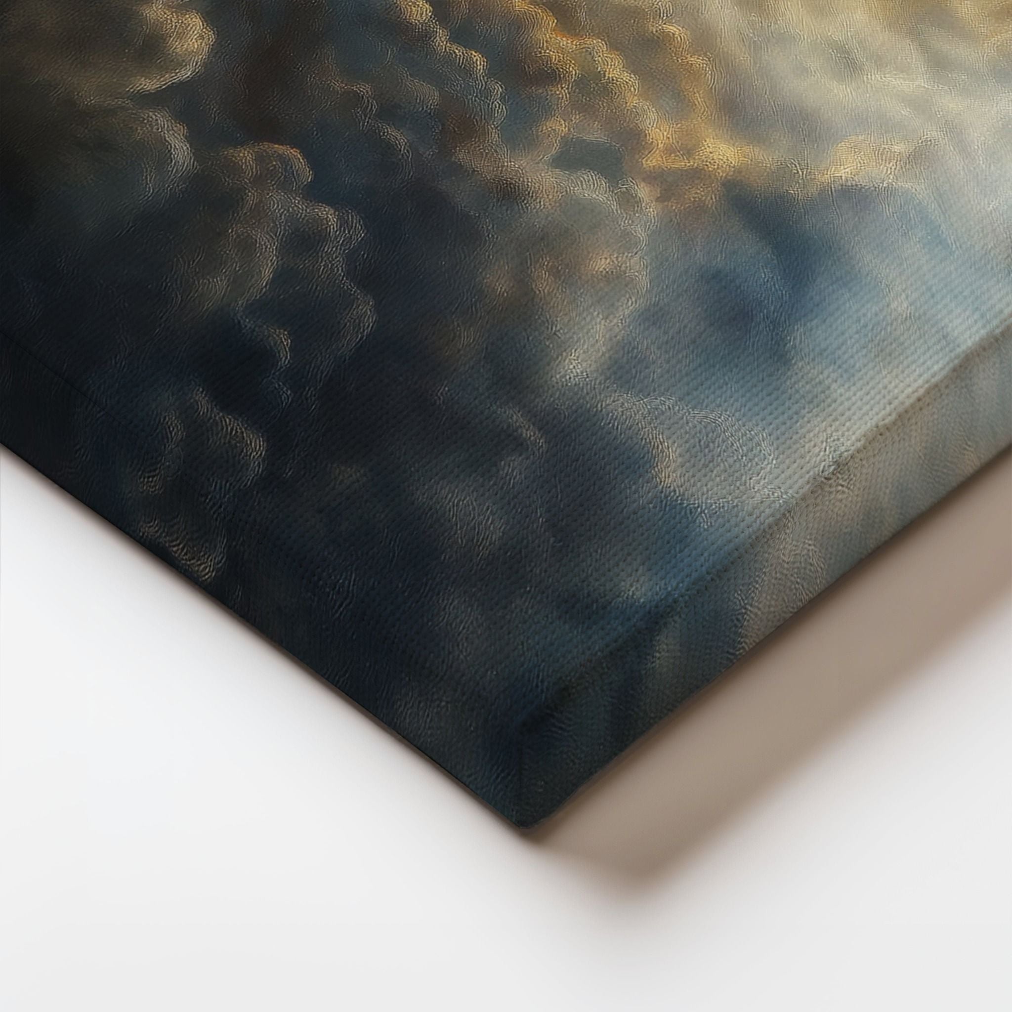 Christian faith-based canvas print featuring Jesus in a peaceful biblical scene