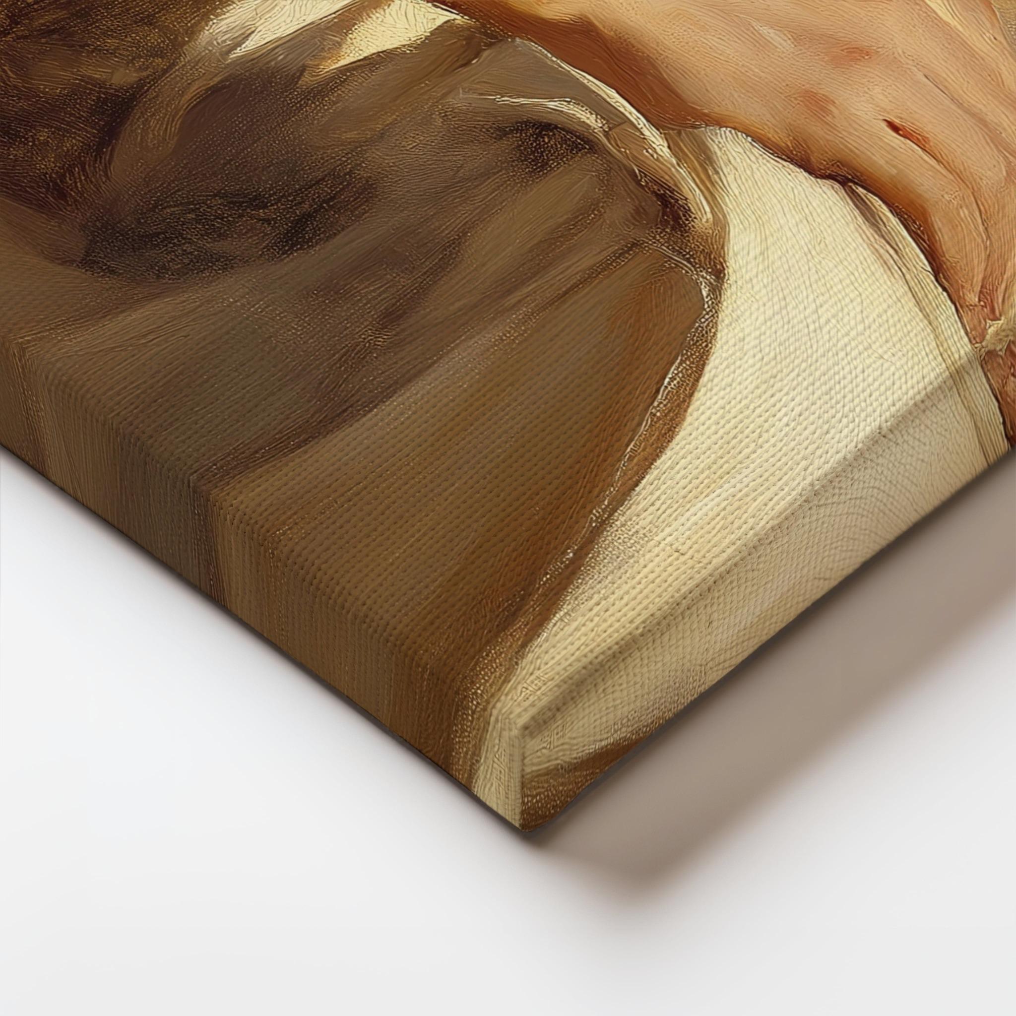 Jesus artwork on premium canvas with spiritual light and divine atmosphere