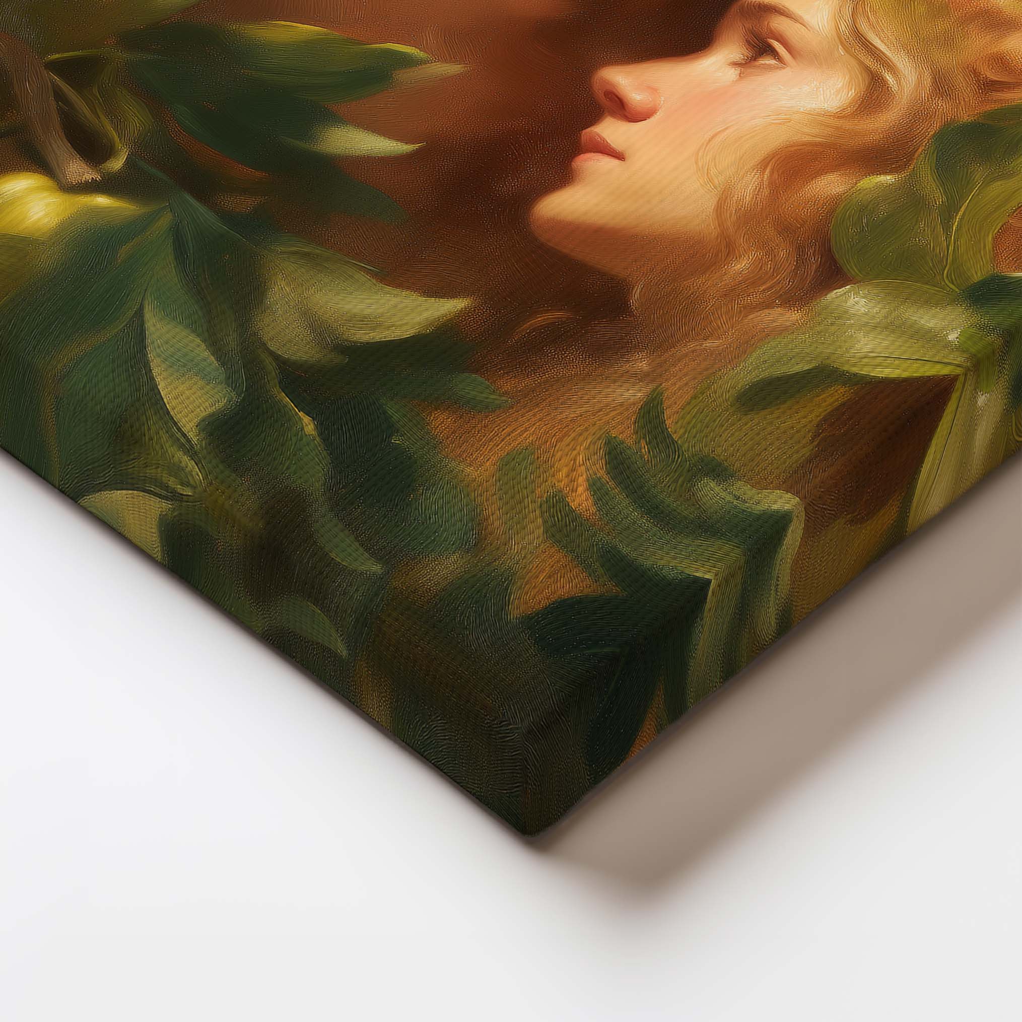 Faces of Eden – Adam and Eve biblical canvas wall art, Christian home decor from Faith Worldwide.