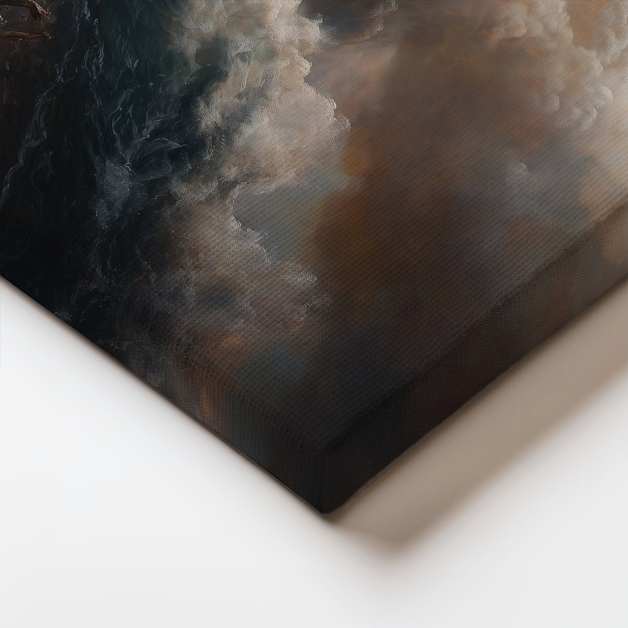 Inspirational wall art with Scripture-based imagery and spiritual symbolism